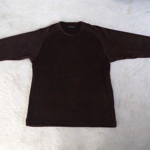 Vintage Kenneth Cole purple velour long-sleeve shirt